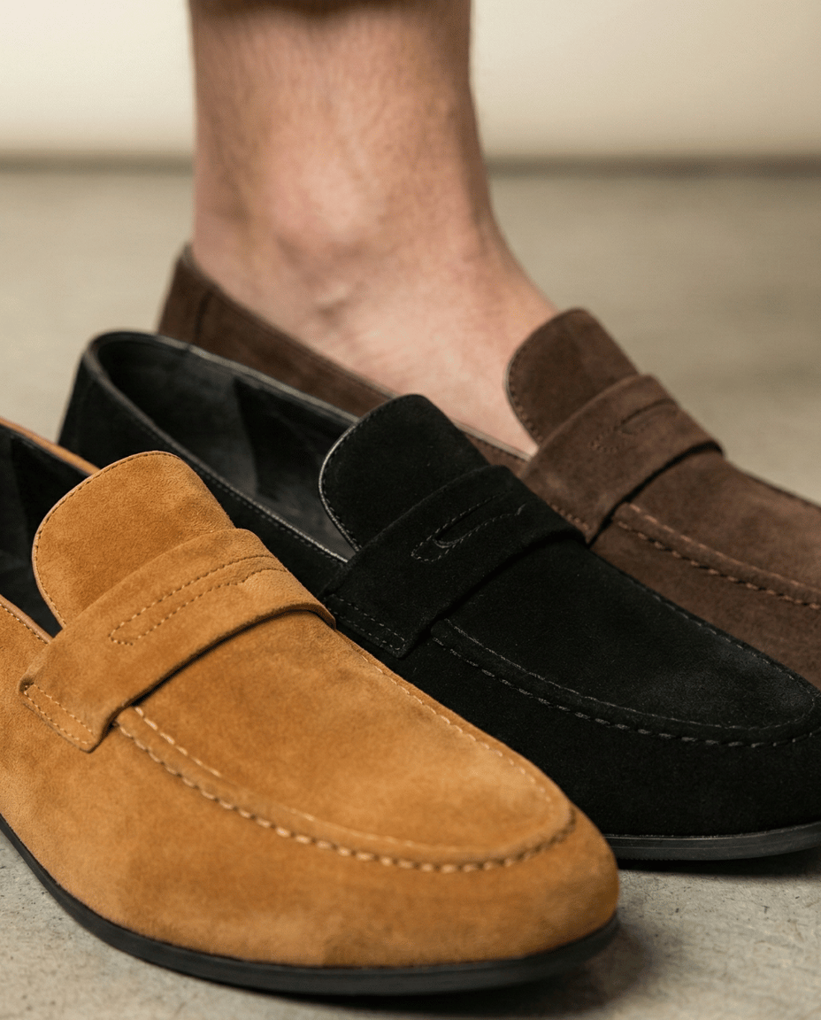 Mocasín de Ante Piazzi Clásico