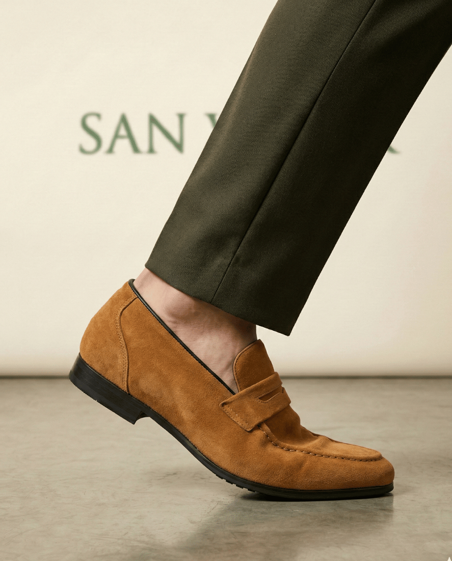 Mocasín de Ante Piazzi Clásico