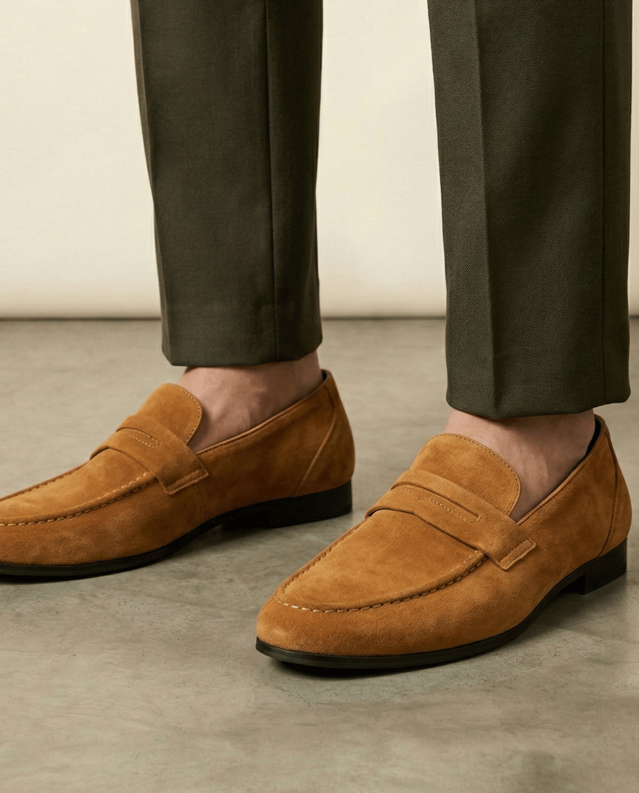 Mocasín de Ante Piazzi Clásico