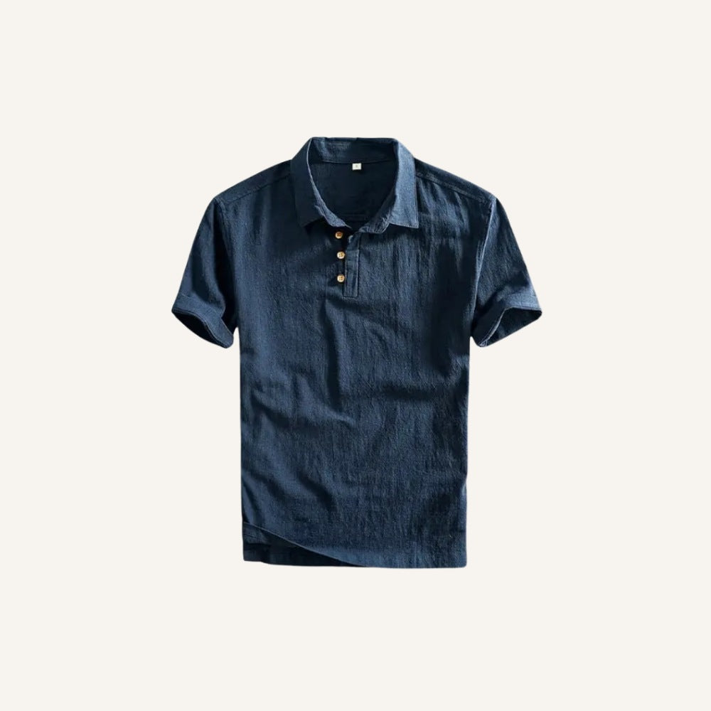 Camisa Polo de Lino Salerno Heritage