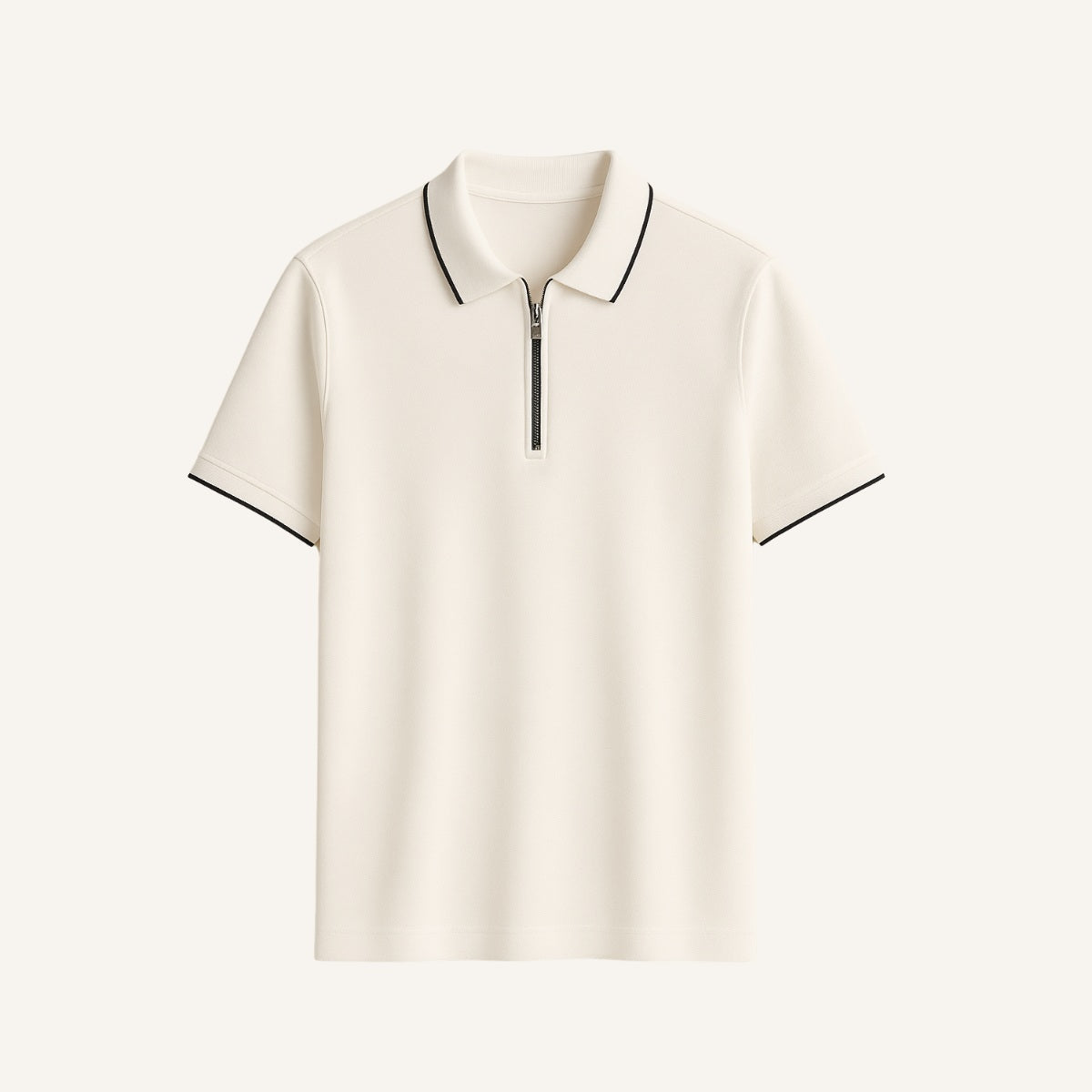 Camisa Polo con Cierre Signature