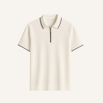 Camisa Polo con Cierre Signature