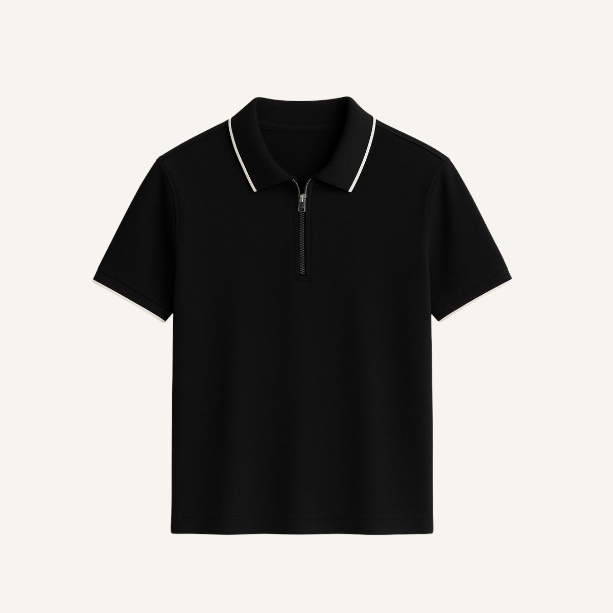 Camisa Polo con Cierre Signature