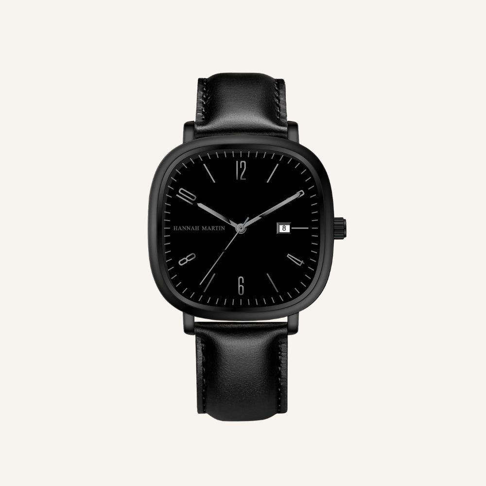 Reloj de Cuero Retro para Hombre - Contorno