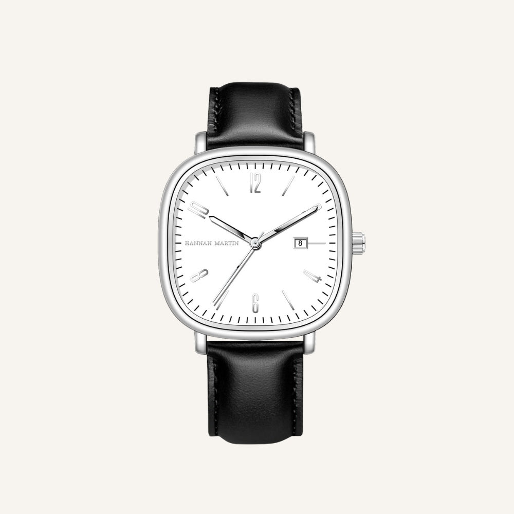 Reloj de Cuero Retro para Hombre - Contorno