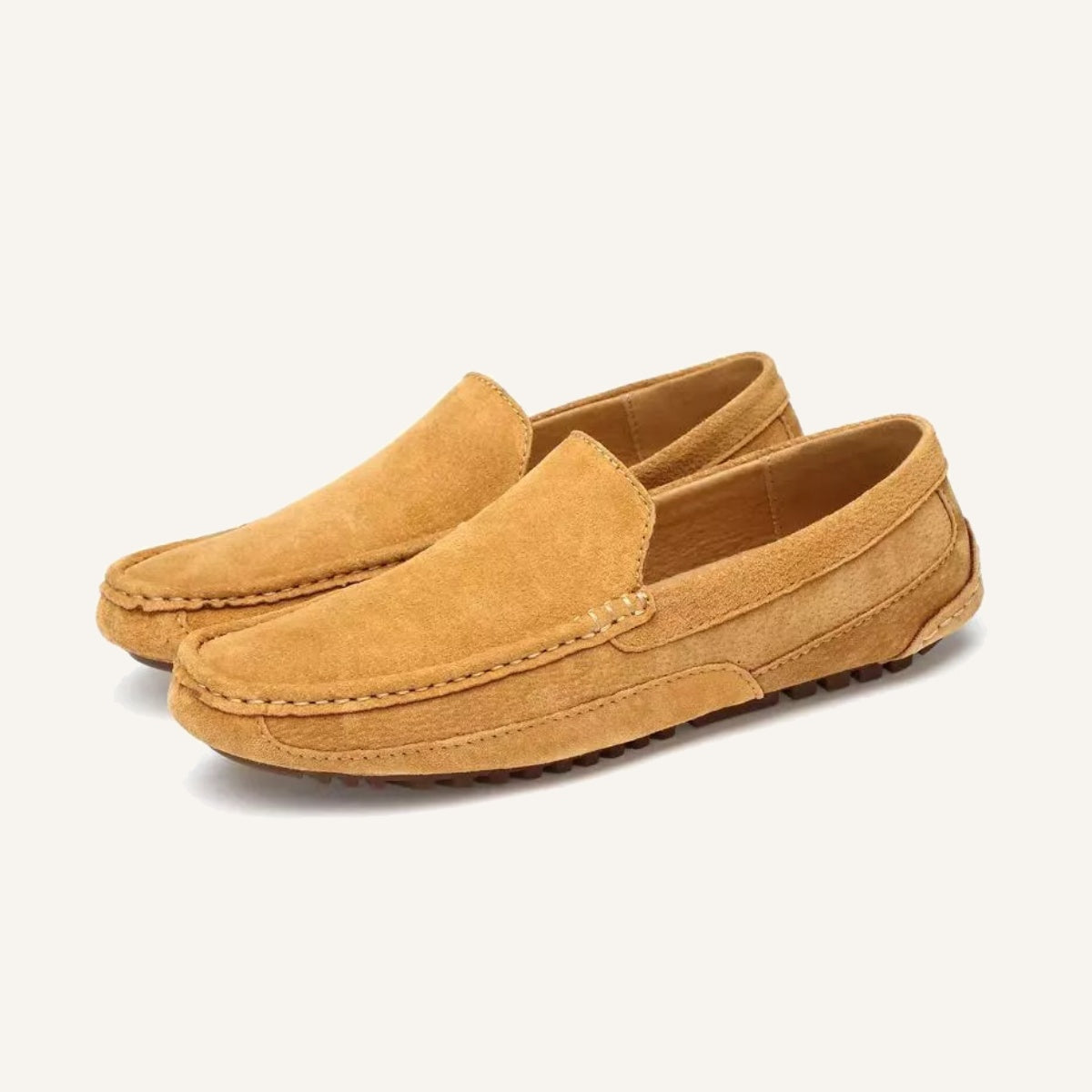 Mocasines de Ante Marfil
