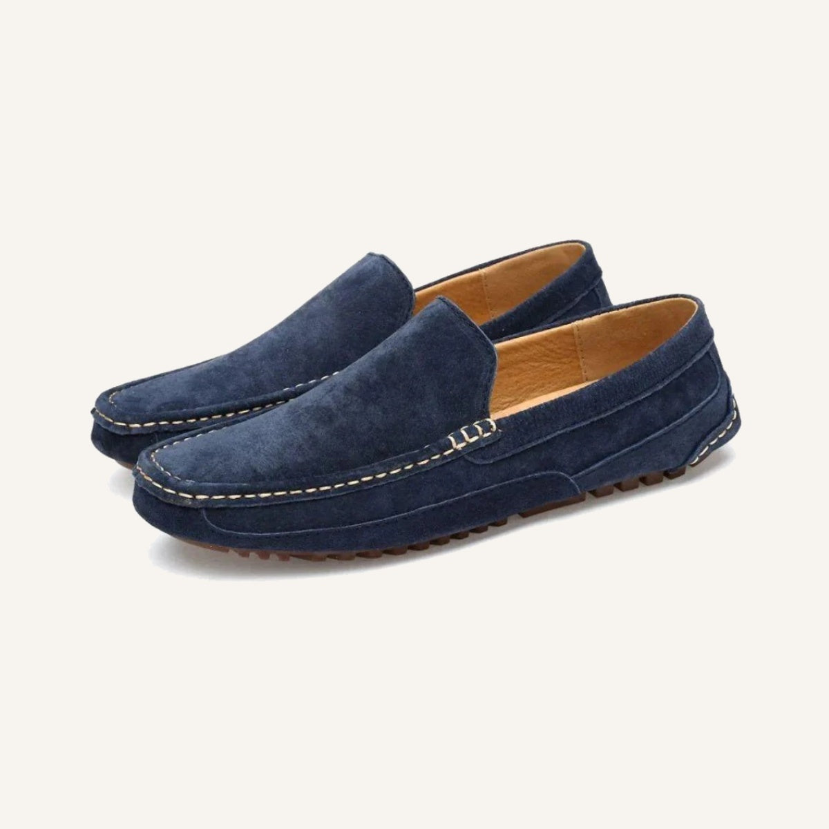 Mocasines de Ante Marfil