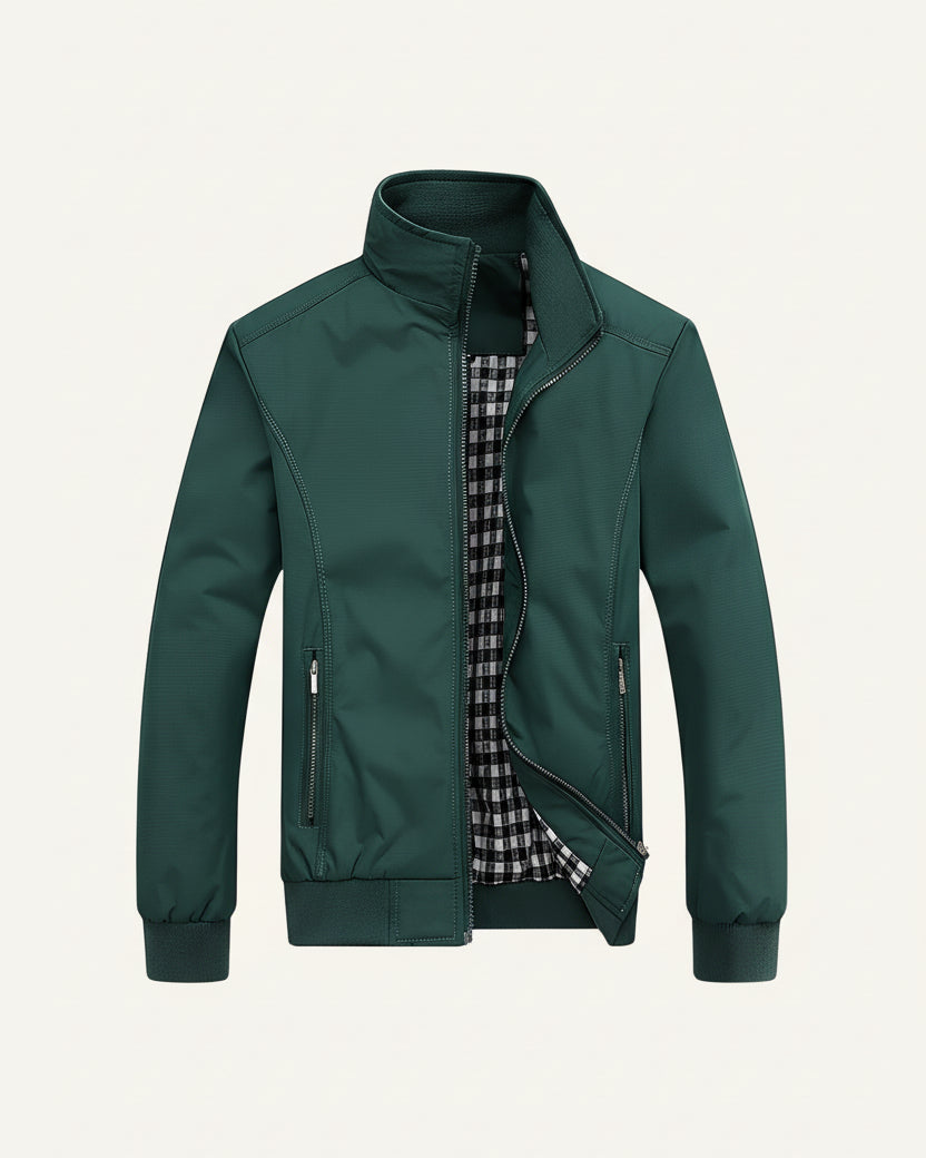 Chaqueta Bomber Refinada Costera