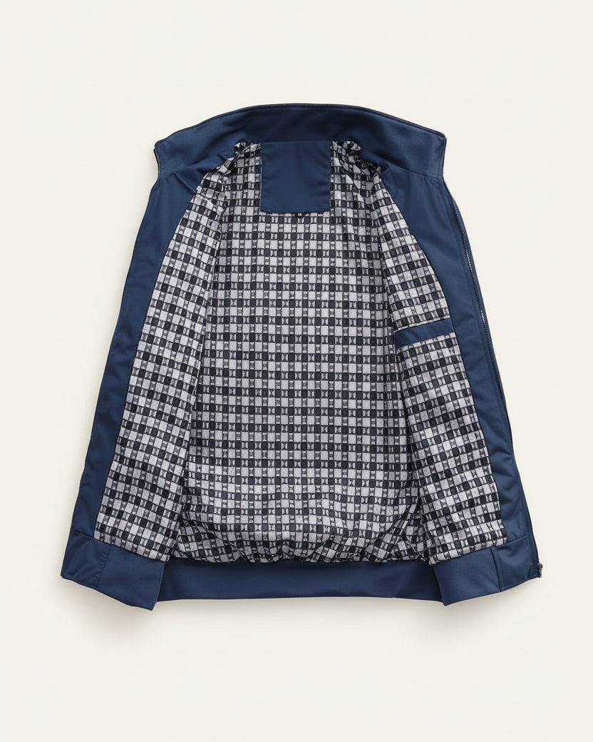 Chaqueta Bomber Refinada Costera