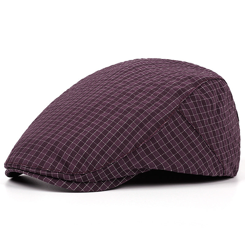 Gorra Ligera de Cuadrícula