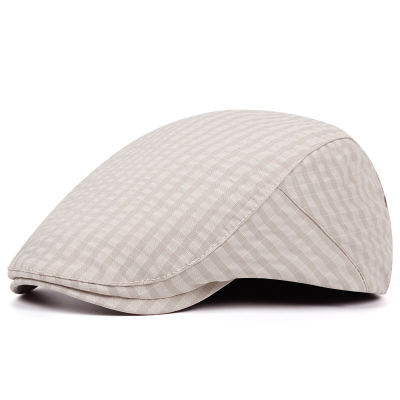 Gorra Ligera de Cuadrícula