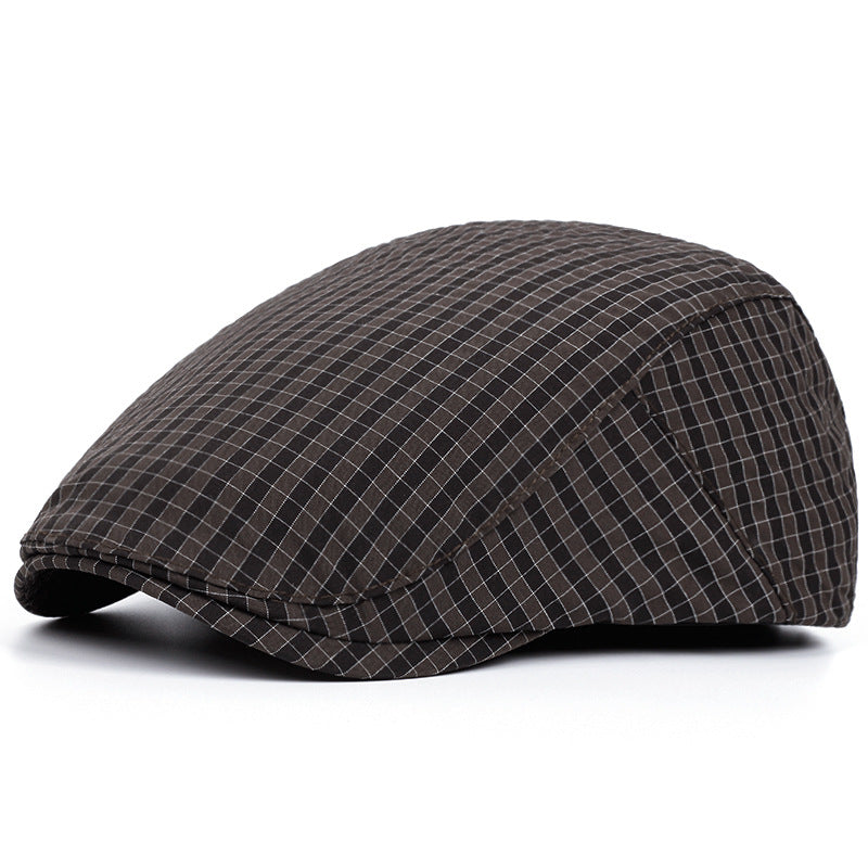 Gorra Ligera de Cuadrícula