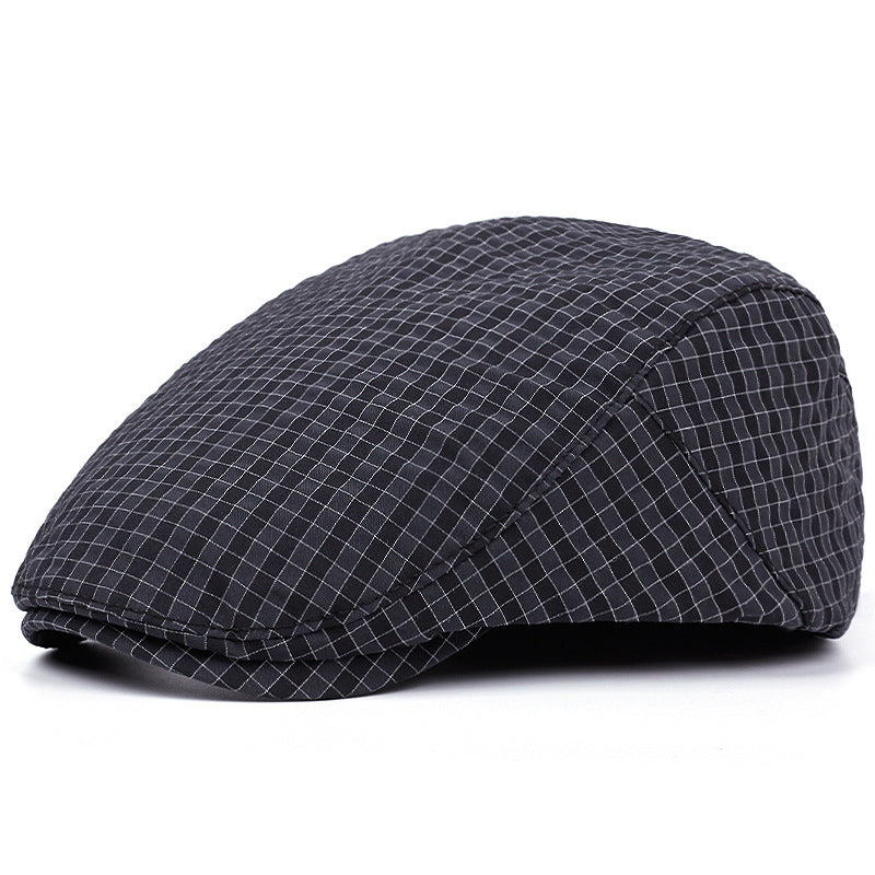Gorra Ligera de Cuadrícula