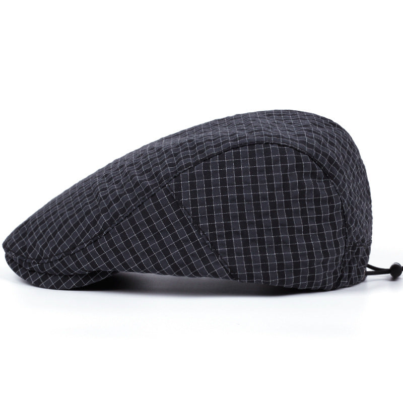 Gorra Ligera de Cuadrícula