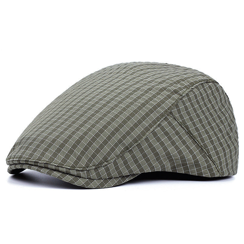 Gorra Ligera de Cuadrícula
