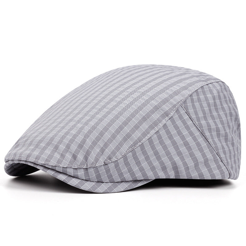 Gorra Ligera de Cuadrícula