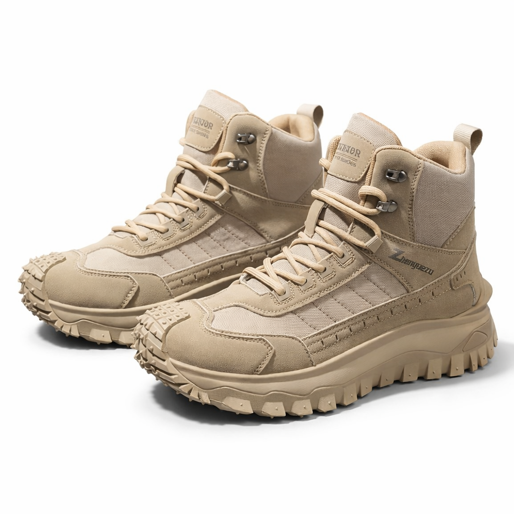 Zapatos de cuero livianos para caminar de hombre
