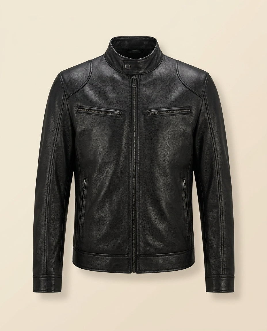 Chaqueta de Cuero Biker Signature