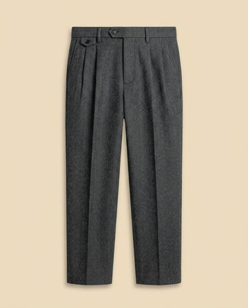 Pantalón Plisado de Espiga