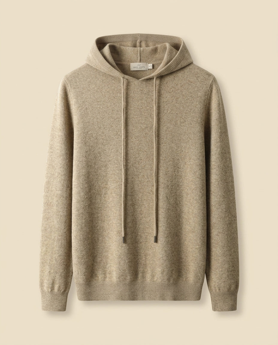 Sudadera de Punto Mezcla de Cachemira Camel