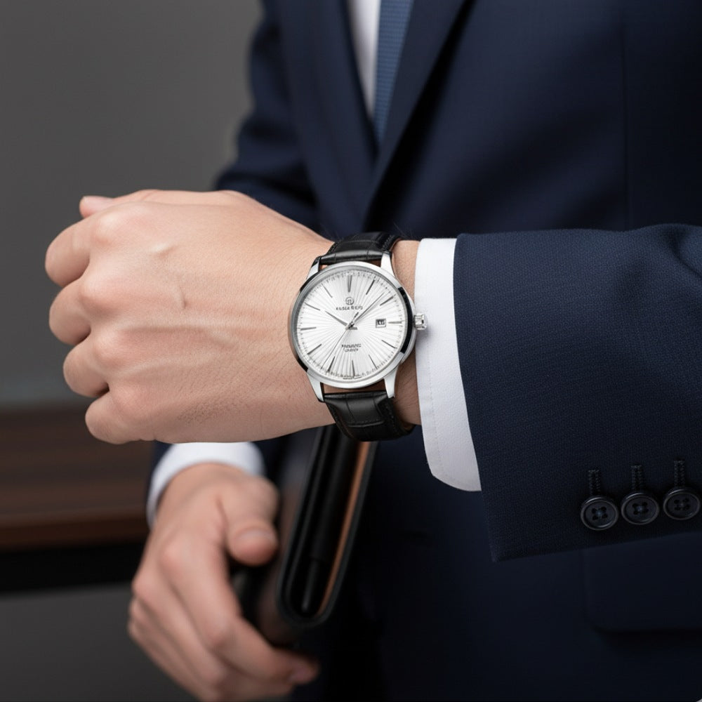 Reloj de Cuero Genuino Pablo Raez