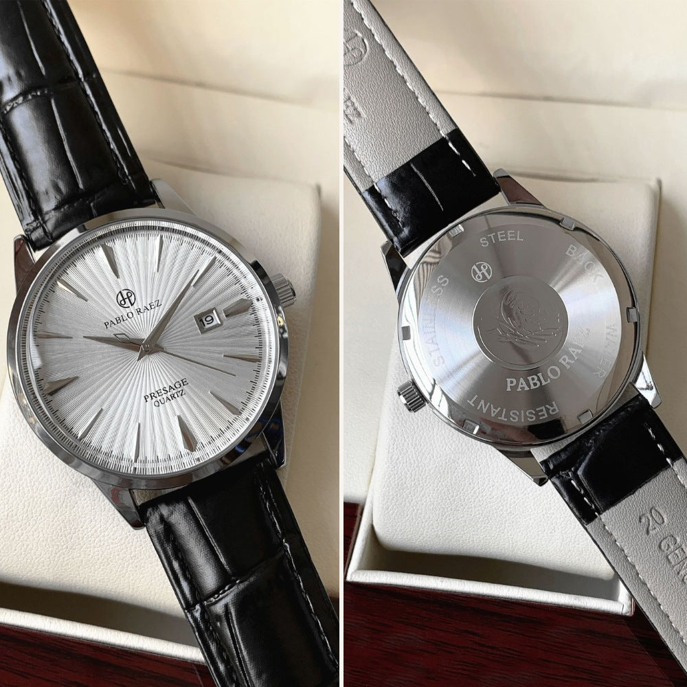 Reloj de Cuero Genuino Pablo Raez
