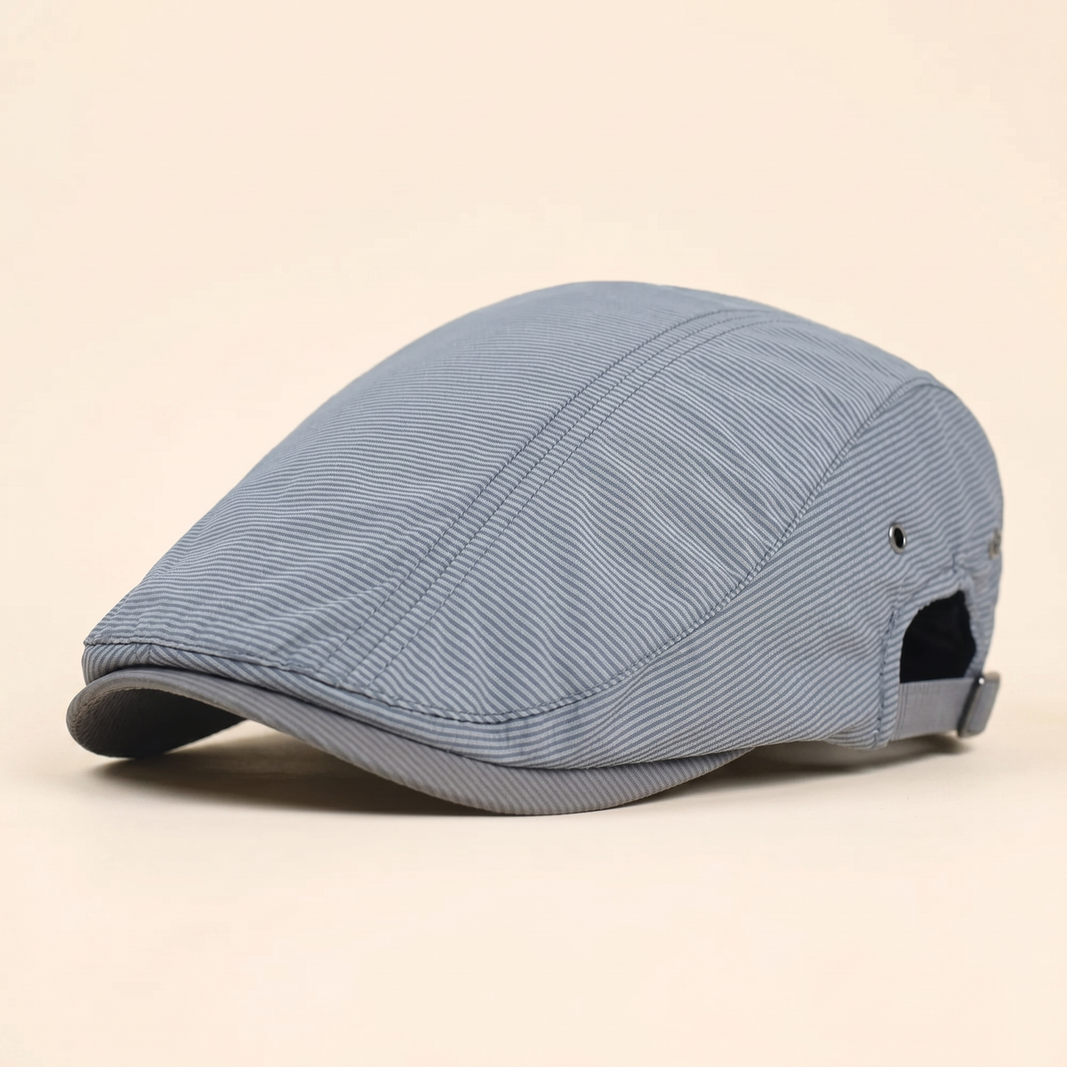 Gorra de Algodón a Rayas