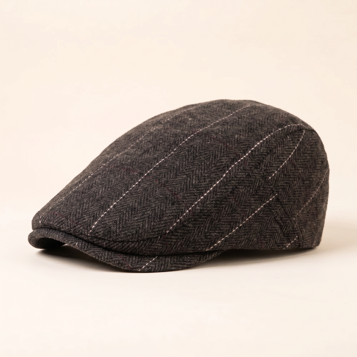 Gorra de Espiga con Rayas