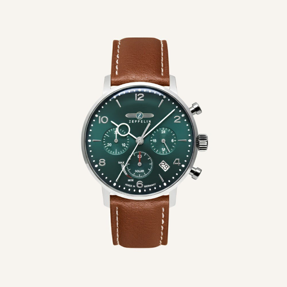 Reloj Cronógrafo Zeppelin 100 Años Verde