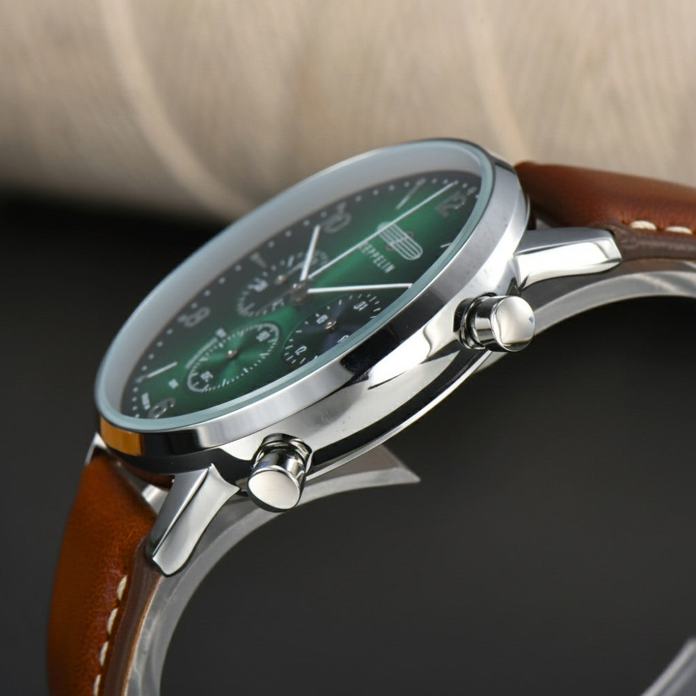 Reloj Cronógrafo Zeppelin 100 Años Verde