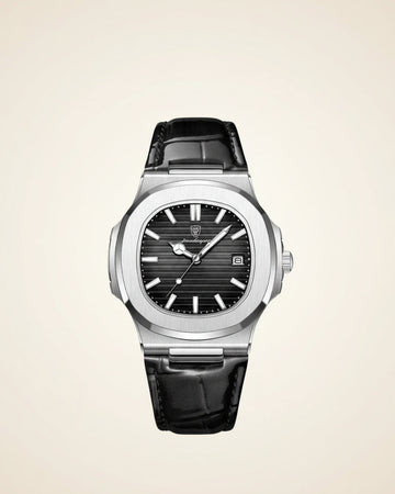 El Reloj de Cuero Negro