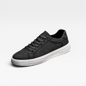 Zapatillas de Cuero para Hombre – Clásicas, con Cordones, Estilo Smart Casual para el Día a Día