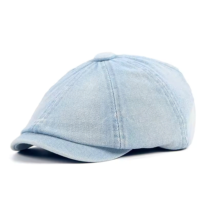 Gorra de Newsboy de Denim
