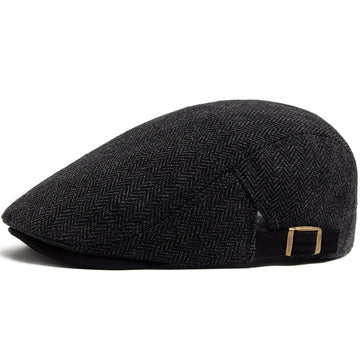 Gorra de Conductor de Lana en Espiga