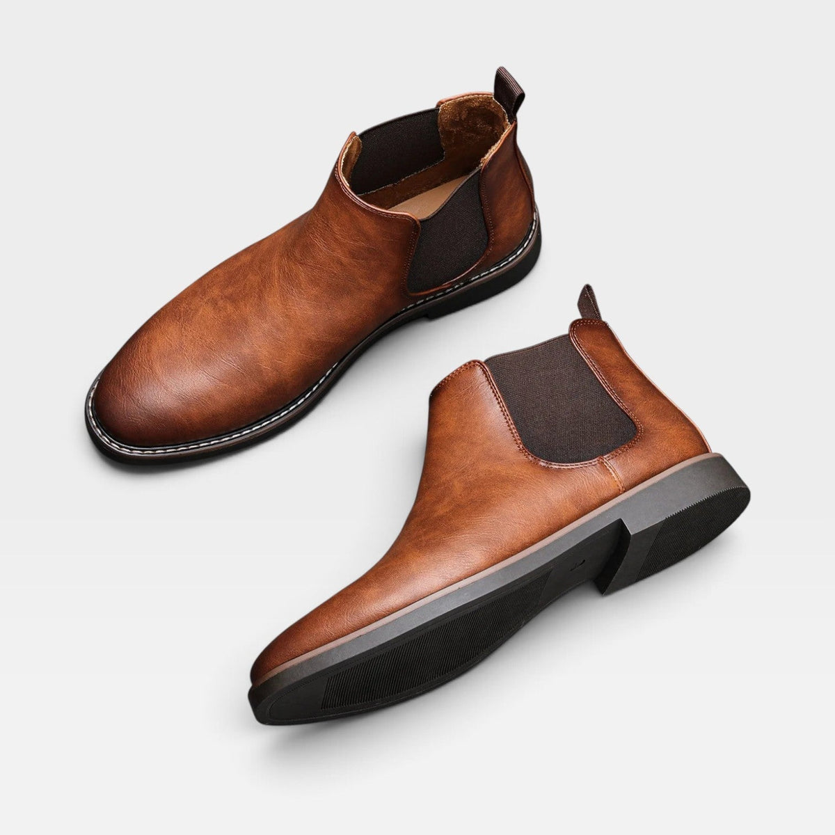 Botas Chelsea de Cuero para Hombre
