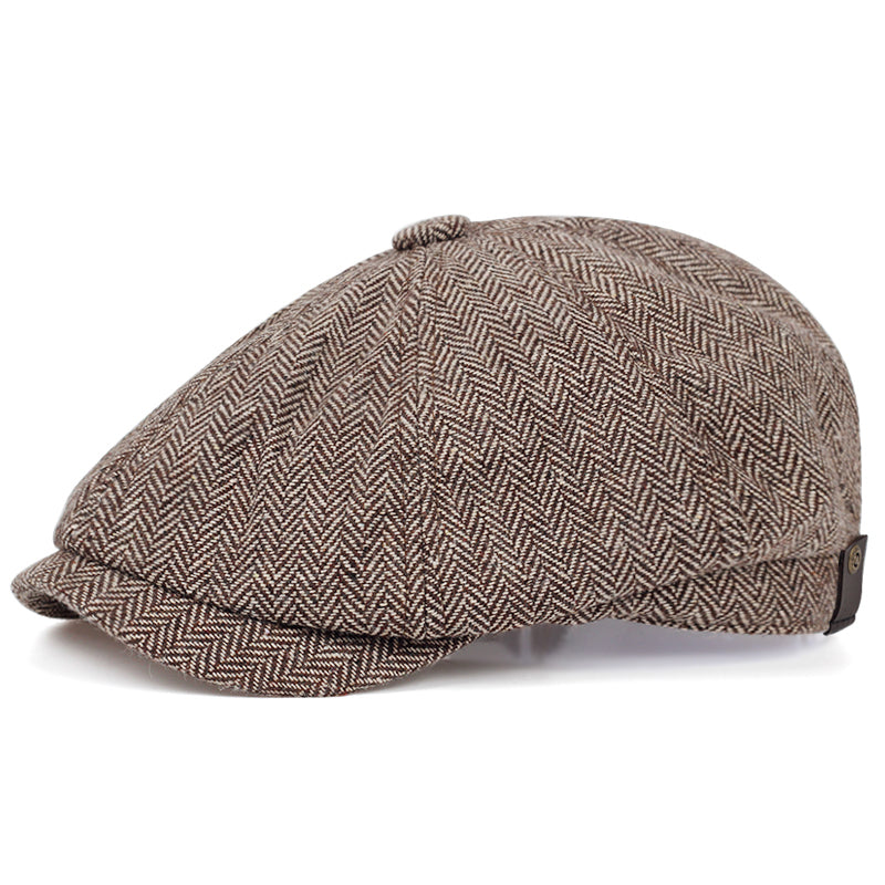 Gorra de Lana en Pata de Gallo