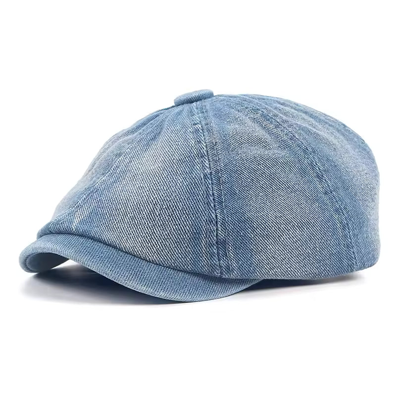 Gorra de Newsboy de Denim