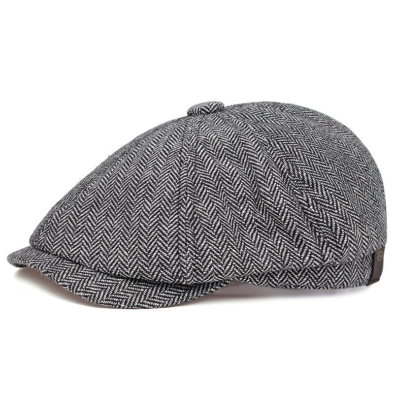 Gorra de Lana en Pata de Gallo