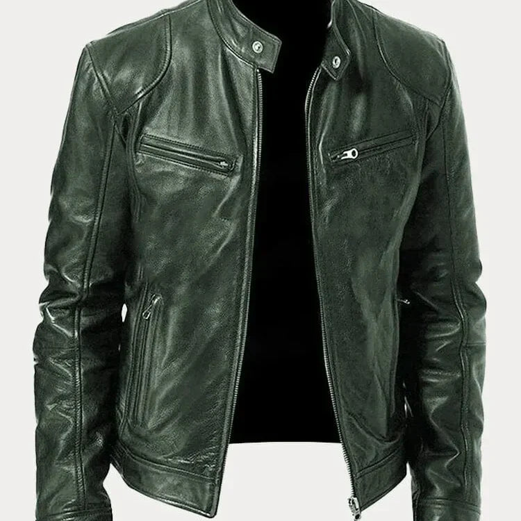 Chaqueta de Cuero Bergamo