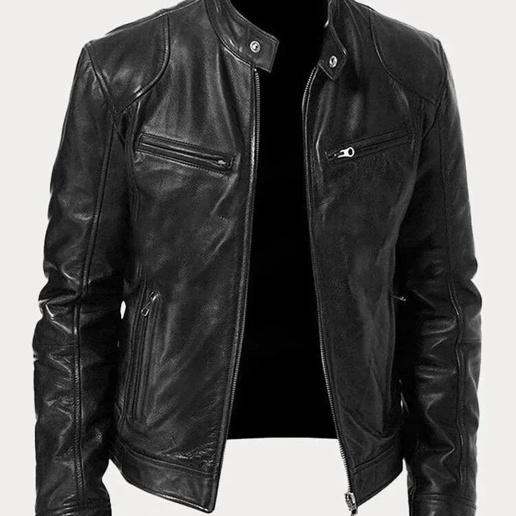 Chaqueta de Cuero Bergamo