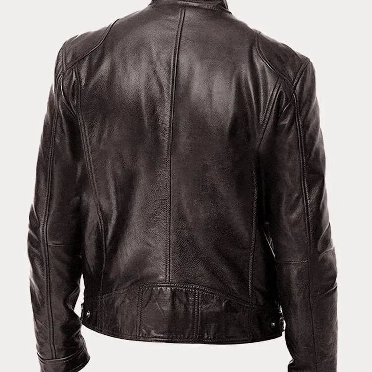 Chaqueta de Cuero Bergamo