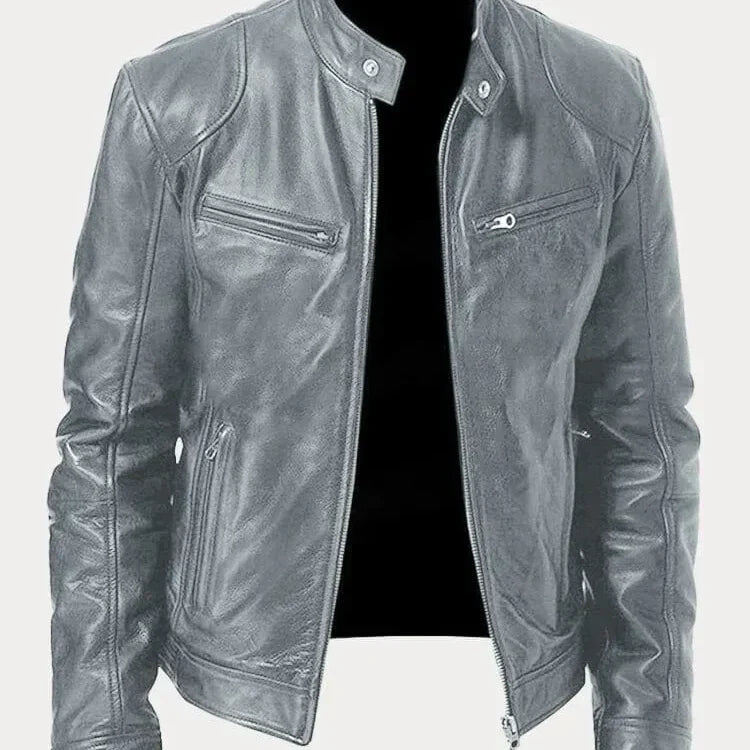 Chaqueta de Cuero Bergamo