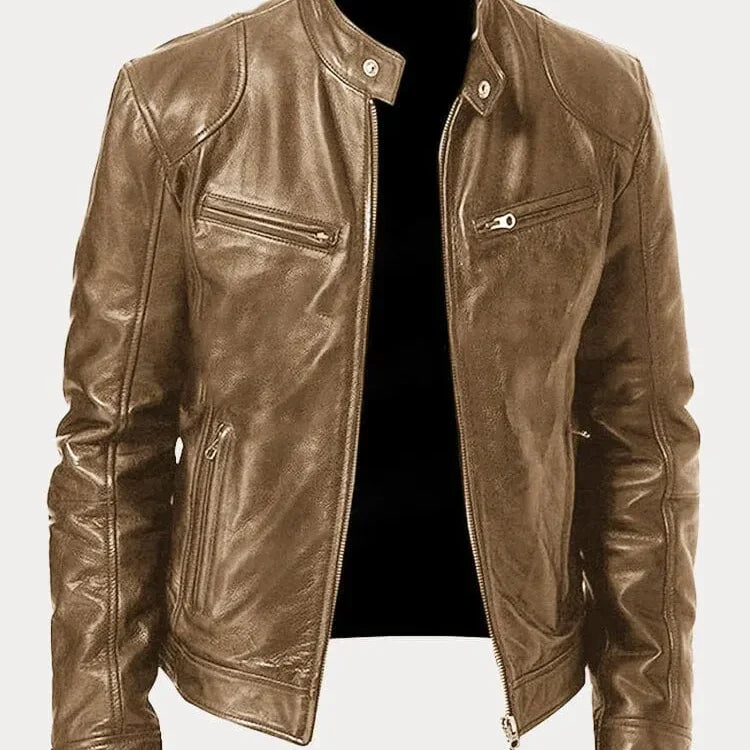 Chaqueta de Cuero Bergamo