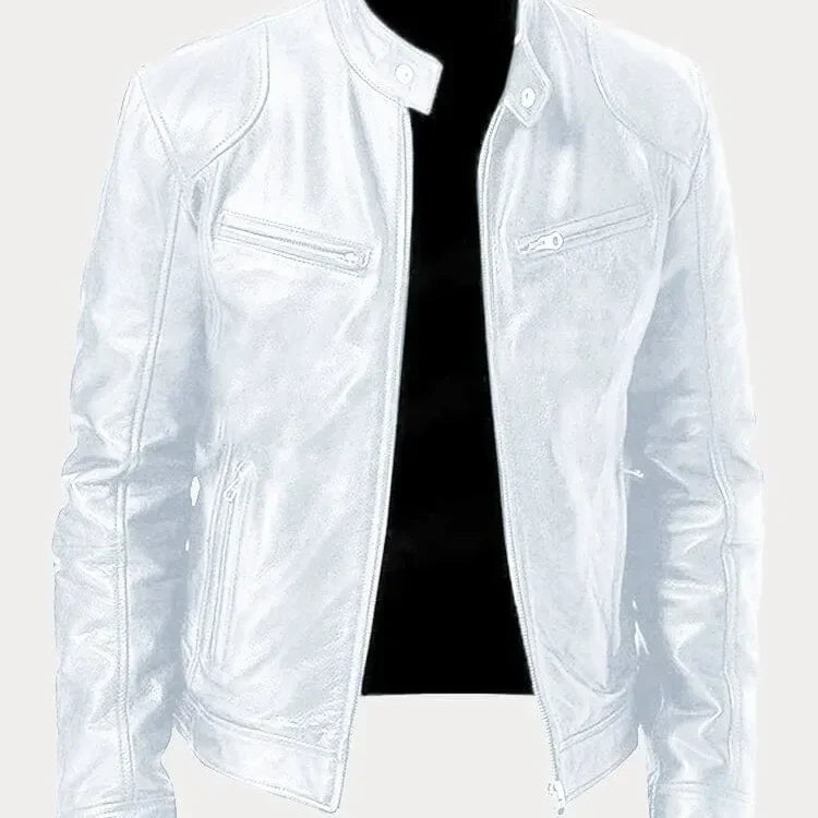 Chaqueta de Cuero Bergamo