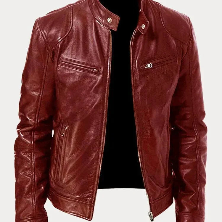 Chaqueta de Cuero Bergamo