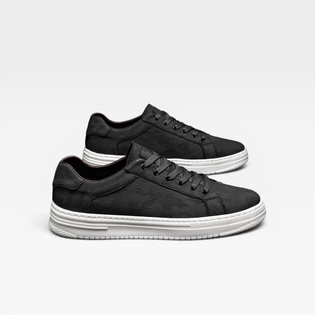 Zapatillas de Cuero para Hombre – Clásicas, con Cordones, Estilo Smart Casual para el Día a Día