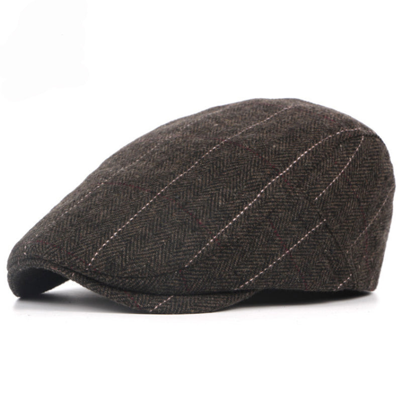 Gorra de Espiga con Rayas