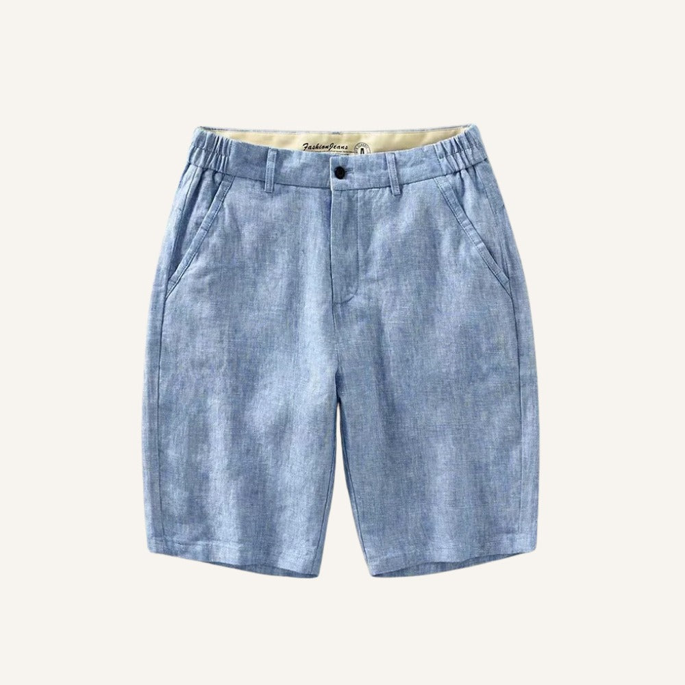 Pantalones Cortos de Lino Parisinos Old Money