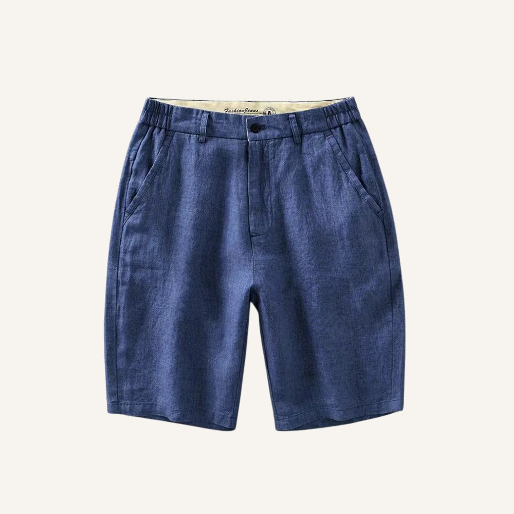 Pantalones Cortos de Lino Parisinos Old Money