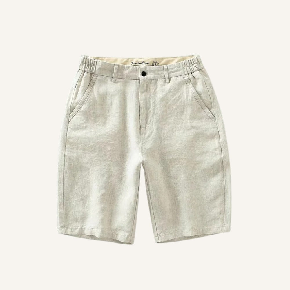 Pantalones Cortos de Lino Parisinos Old Money